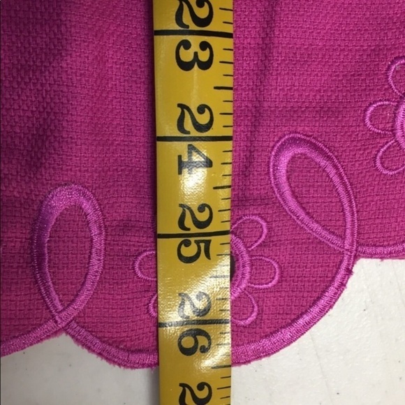 BOB MACKIE Scalloped Eyelet Pink Jacket Cardigan - Picture 5 of 5